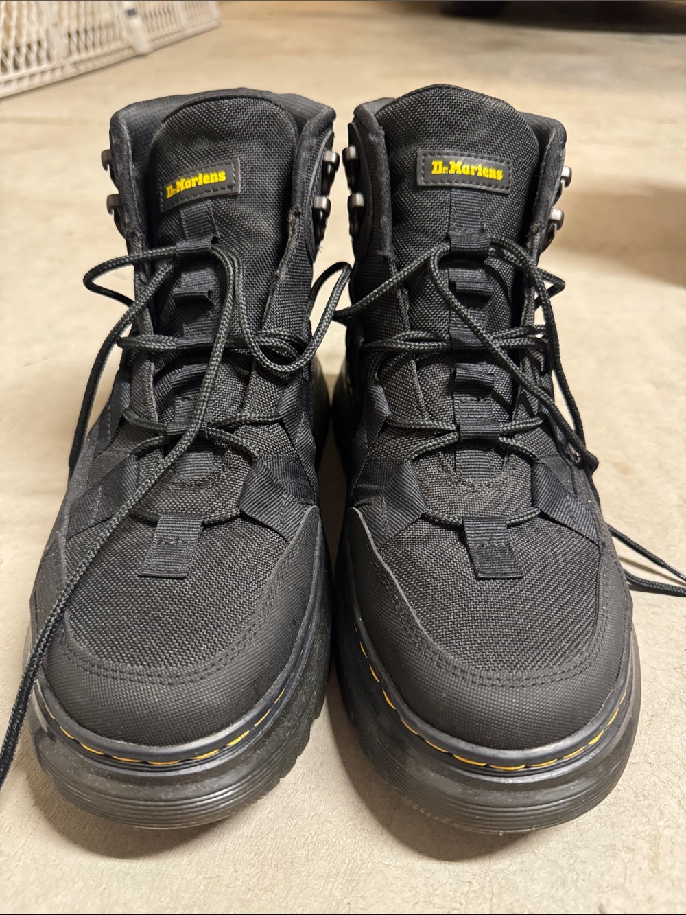 Dr. Martens Black Boury Utility Boots